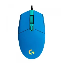 Mouse Gamer Logitech G203 Lightsync 910-005795/5792 RGB 8000 DPI USB - Azul