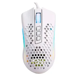 Mouse Redragon Storm Pro M808W-KS RGB 16000 DPI Wireless - Blanco