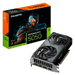 Placa de Video Gigabyte Windforce OC NVIDIA GeForce RTX-5050 8GB GDDR6 - GV-N5050WF2OC-8GD