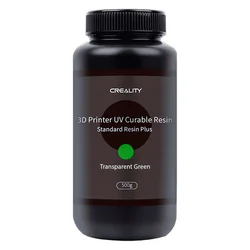 Resina Creality Standard LCD Plus 500g para Impresora 3D - Transparente Verde