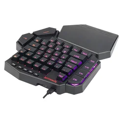Teclado Gamer Redragon Diti K585 RGB Switch Brown - Negro