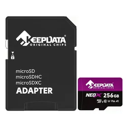 Tarjeta de Memoria Micro SD KeepData Neo X 256GB 95Mbs - KDMSDC10U3V30A1/256