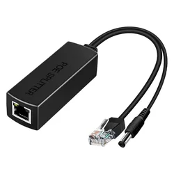 Cable Divisor POE Splitter LS-POE-1210EL RJ45 - Negro