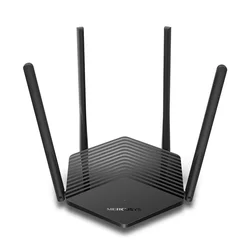 Router Mercusys MR60X AX1500 WiFi 6 4 Antenas - Negro