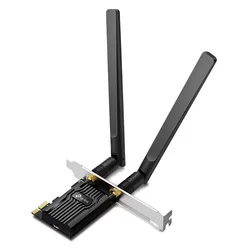 Adaptador de Rede TP-Link Archer TX20E AX1800 WiFi 6 para PC - Negro