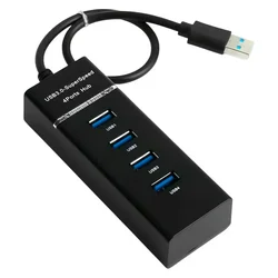 Adaptador HUB Super Speed 303 USB 3.0 - Negro