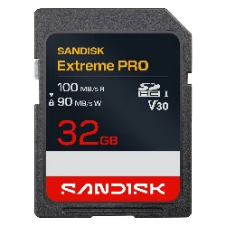 Tarjeta de Memoria SD SanDisk Extreme Pro 32GB 100Mbs - SDSDXXO-032G-GSCIN