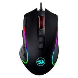 Mouse Gamer Redragon Predator RGB USB - Negro