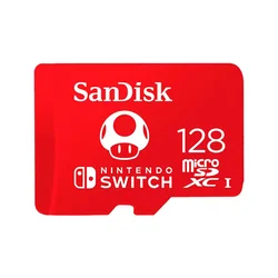Tarjeta de Memoria Micro SD SanDisk Nintendo Switch 128GB 100MBs - SDSQXAO-128G-GNCZN