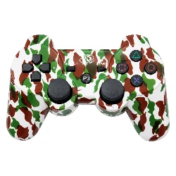 Control Play Game Dualshock 3 Camo White Brown Green Inalámbrico para PS3