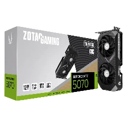 Placa de Video Zotac Gaming Twin Edge OC NVIDIA GeForce RTX-5070 12GB GDDR7 - ZT-B50700H-10A