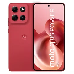 Smartphone Motorola Moto G86 Power 5G XT-2527-6 256GB 8GB RAM Dual SIM Pantalla 6.67" USA - Rojo