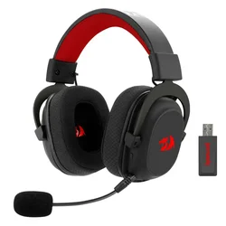 Headset Gamer Redragon Zeus Pro RGB Wireless - Negro