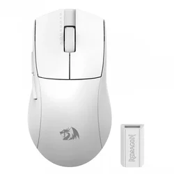 Mouse Gamer Redragon King Pro M916W-PRO 26000 DPI Wireless - Blanco