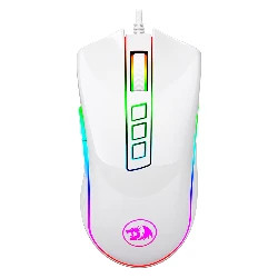 Mouse Gamer Redragon Cobra M711W RGB 10000 DPI USB - Blanco