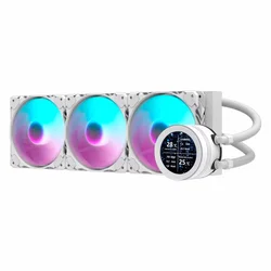 Water Cooler para Procesador darkFlash Nebula DN360S RGB - Blanco