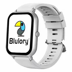 Smartwatch Blulory Glifo RS5 45mm - Plateado