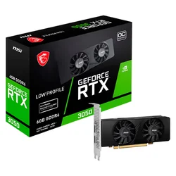 Placa de Video MSI LP OC NVIDIA GeForce RTX-3050 6GB GDDR6 - 912-V812-023