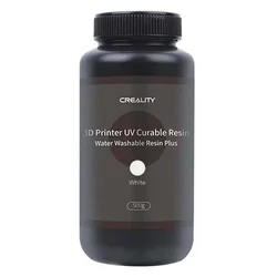 Resina Water Washable Plus 500g para Impresora 3D Creality - Plástico Blanco