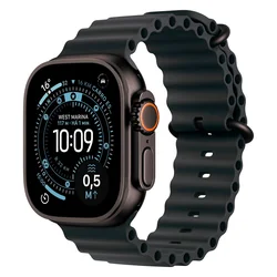 Apple Watch Ultra 3 MF0J4LW/A Celular + GPS Parlante Titanio Negro 49mm - Oceano Negro
