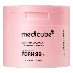 Pads Faciales Medicube PDRN Pink Collagen Toning Gel Toner - 70 Unidades