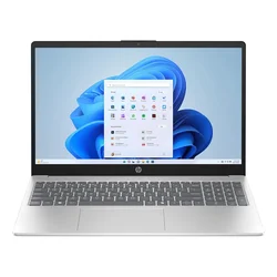 Notebook HP Intel Pentium N200 4GB RAM 128GB SSD Pantalla 15.6" HD Windows 11 Inglés Plateado - 15-FD0084WM