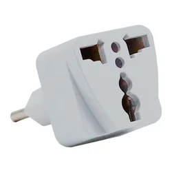 Adaptador para Tomada 2 Pinos Estándar Brasil