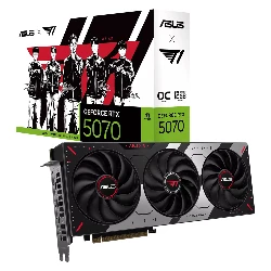 Placa de Video ASUS T1 OC Edition NVIDIA GeForce RTX-5070 12GB GDDR7 - T1-RTX5070-O12G-GAMING