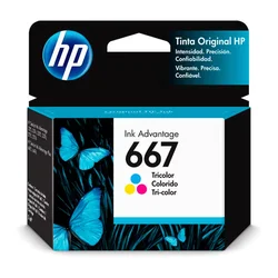 Cartucho HP 667 3YM78AL para Impresora HP - Colorido