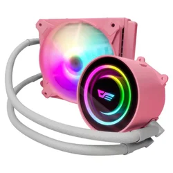 Water Cooler para Procesador Aigo darkFlash Twister DX120 RGB - Rosa