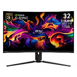 Monitor Gamer MSI MPG 321CURX 32" 4K Ultra HD Curvo 250Hz OLED - Negro