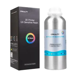 Resina Creality Low Odor 500g para Impresora 3D - Verde Transparente