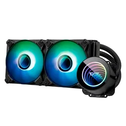 Water Cooler para Procesador Aigo Darkflash Twister DX240 V2.6 ARGB - Negro