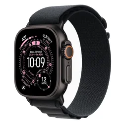 Apple Watch Ultra 3 MF0Q4LW/A Celular + GPS Parlante Titanio Negro 49mm - Loop Alpine Negro