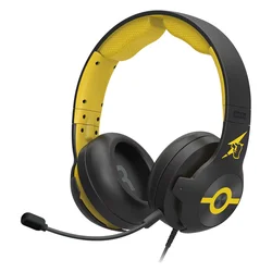 Headset Gamer Hori Pikachu NSW-265U para Nintendo Switch - Amarillo y Negro