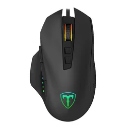 Mouse Gamer T-Dagger T-TGM203 Warrant Officer Gaming RGB con cable 4800 DPI - Negro