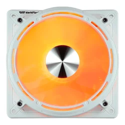 Fan para Gabinete darkFlash DE8 Single ARGB - Blanco