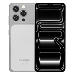 Smartphone Oukitel C17 128GB 4GB RAM Dual SIM Pantalla 6.52" - Blanco y Plateado