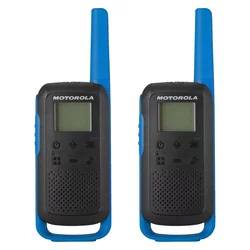 Walk Talk Motorola T-270 20MIL-40KM Bivolt - Negro y Azul