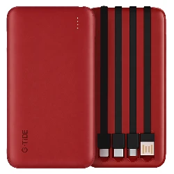 Cargador Portátil G-TiDE P1 10000mAh -  Rojo