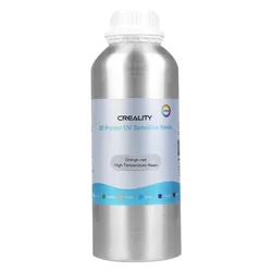 Resina Creality High Temperature 500g para Impresora 3D - Naranja Rojo
