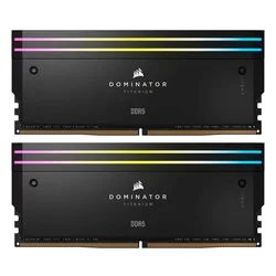 Memoria RAM Corsair Dominator Titanium RGB 64GB (2x32GB) DDR5 6400MHz - CMP64GX5M2B6400C32