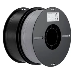 Filamento Creality Ender-PLA 2Kg 1.75mm para Impresora 3D - Gris y Negro
