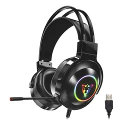 Headset Gamer Satellite AE-302 RGB USB - Negro