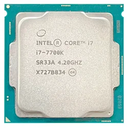 Procesador Intel Core i7-7700K Pull OEM Socket 1151 4 Core 8 Threads 4.20 GHz y 4.50 GHz Cache 8MB