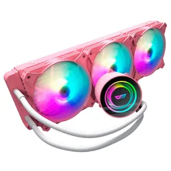 Water Cooler para Procesador Aigo darkFlash DX360 ARGB - Rosa