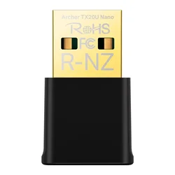 Adaptador USB Archer TX20U Nano WiFi 6 - Negro