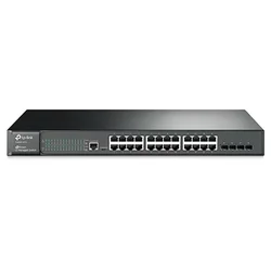 Hub Switch TP-Link TL-SG3428 24 Puertos Gigabit PoE+4SFP 1000Mbps - Gris