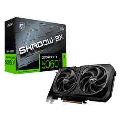 Placa de Video MSI Shadow 2X OC Plus NVIDIA GeForce RTX-5060Ti 16GB GDDR7 - 912-V535
