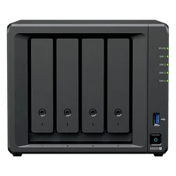 Servidor Nas Synology DiskStation DS925+ AMD Ryzen V1500B 4 Baias - Negro
